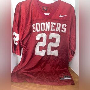 Oklahoma Sooners Team Nike Football Jersey #22 Adult Size Medium
